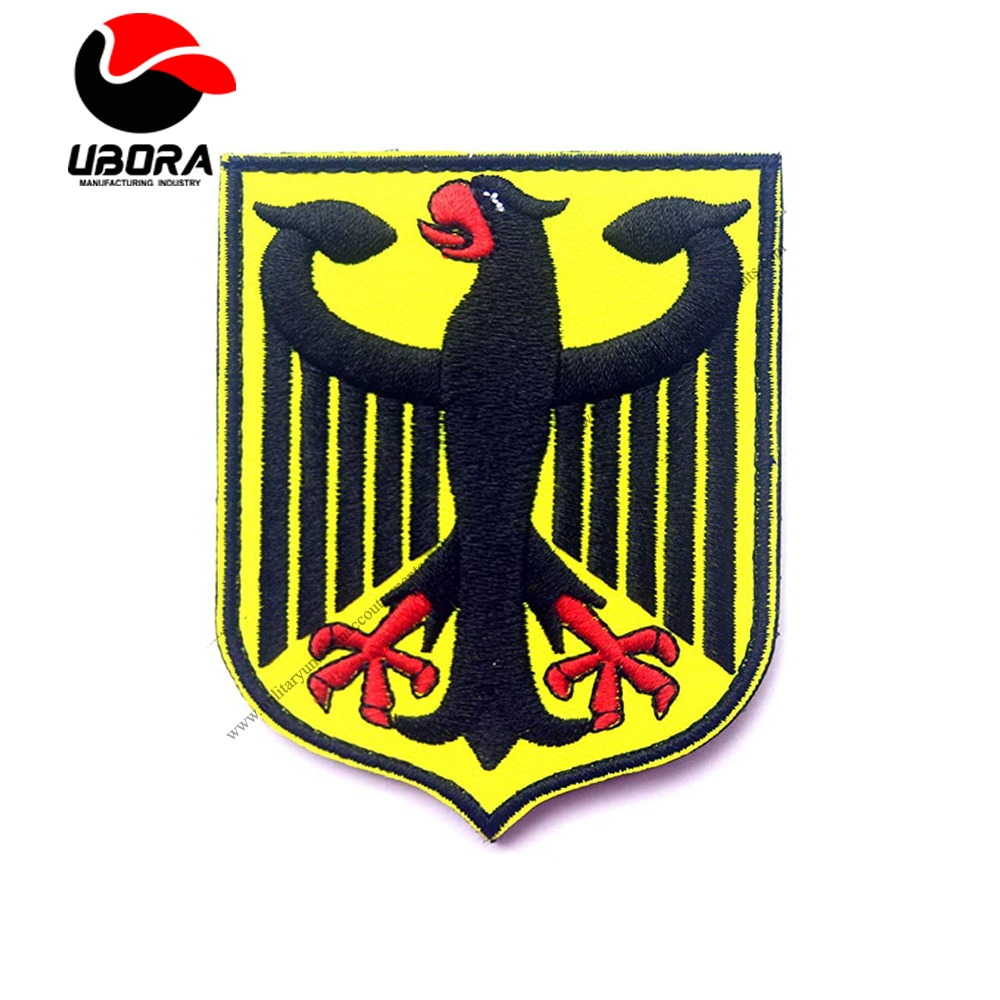 Germany Flag Embroidered Patch German Coat of Arms Patches Germany Eagle Shield Applique Sew 